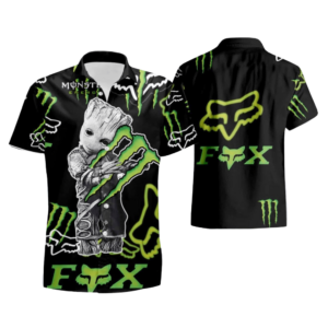Groot Guardian Monster Energy Summer Beach Hawaiian Shirt