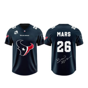 Houston Texans X Bruno Mars The Romantic Tour 2026 Football Jersey