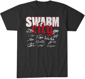 Houston Texas Football Swarm City T-Shirt