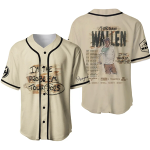 I'm The Problem Tour 2025 Morgan Wallen Baseball Jersey