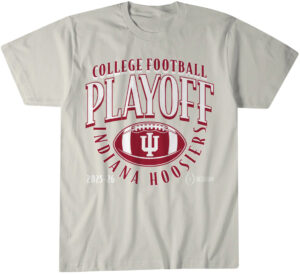 Indiana Football 2025 CFP Curve T-Shirt