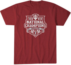 Indiana Football 2025 CFP National Champions Logo T-Shirt
