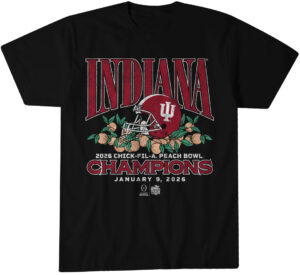 Indiana Football CFP Peach Bowl Champions T-Shirt