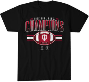Indiana Football CFP Rose Bowl Champions T-Shirt