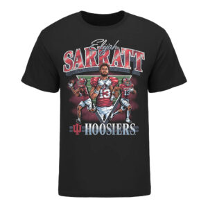 Indiana Hoosiers #13 Elijah Sarratt Graphic NIL T-Shirt