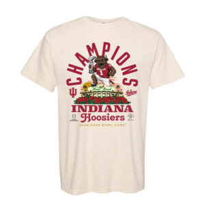 Indiana Hoosiers Bison Rose Bowl Champions T-Shirt