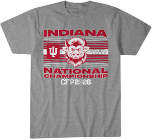 Indiana Hoosiers Football 2025-26 CFP National Championship Game T-Shirt