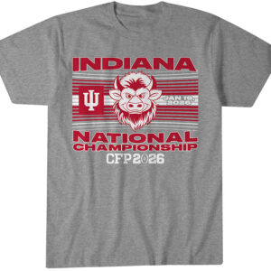Indiana Hoosiers Football 2025-26 CFP National Championship Game T-Shirt