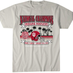 Indiana Hoosiers Football 2025 CFP National Champions Local Helmet T-Shirt