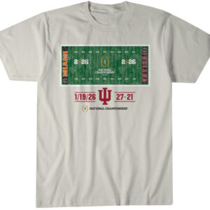Indiana Hoosiers Football CFP National Champions Field T-Shirt