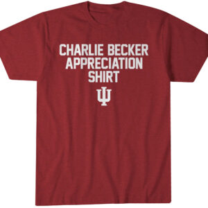 Indiana Hoosiers Football Charlie Becker Appreciation T-Shirt