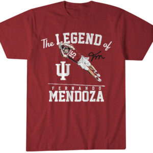 Indiana Hoosiers Football The Legend Of Fernando Mendoza T-Shirt