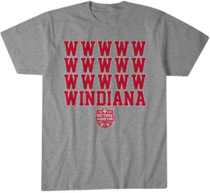 Indiana Hoosiers Football Windiana 2025 National Champions T-Shirt