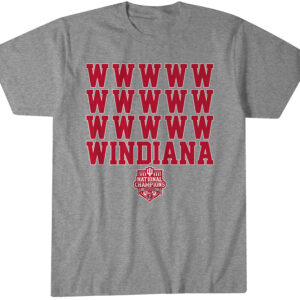 Indiana Hoosiers Football Windiana 2025 National Champions T-Shirt