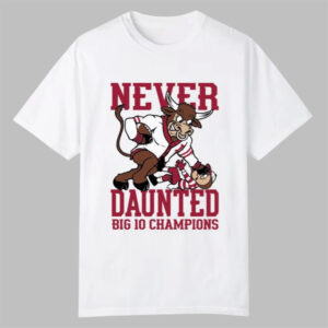Indiana Hoosiers Never Daunted Big 10 Champions 2025 T-Shirt