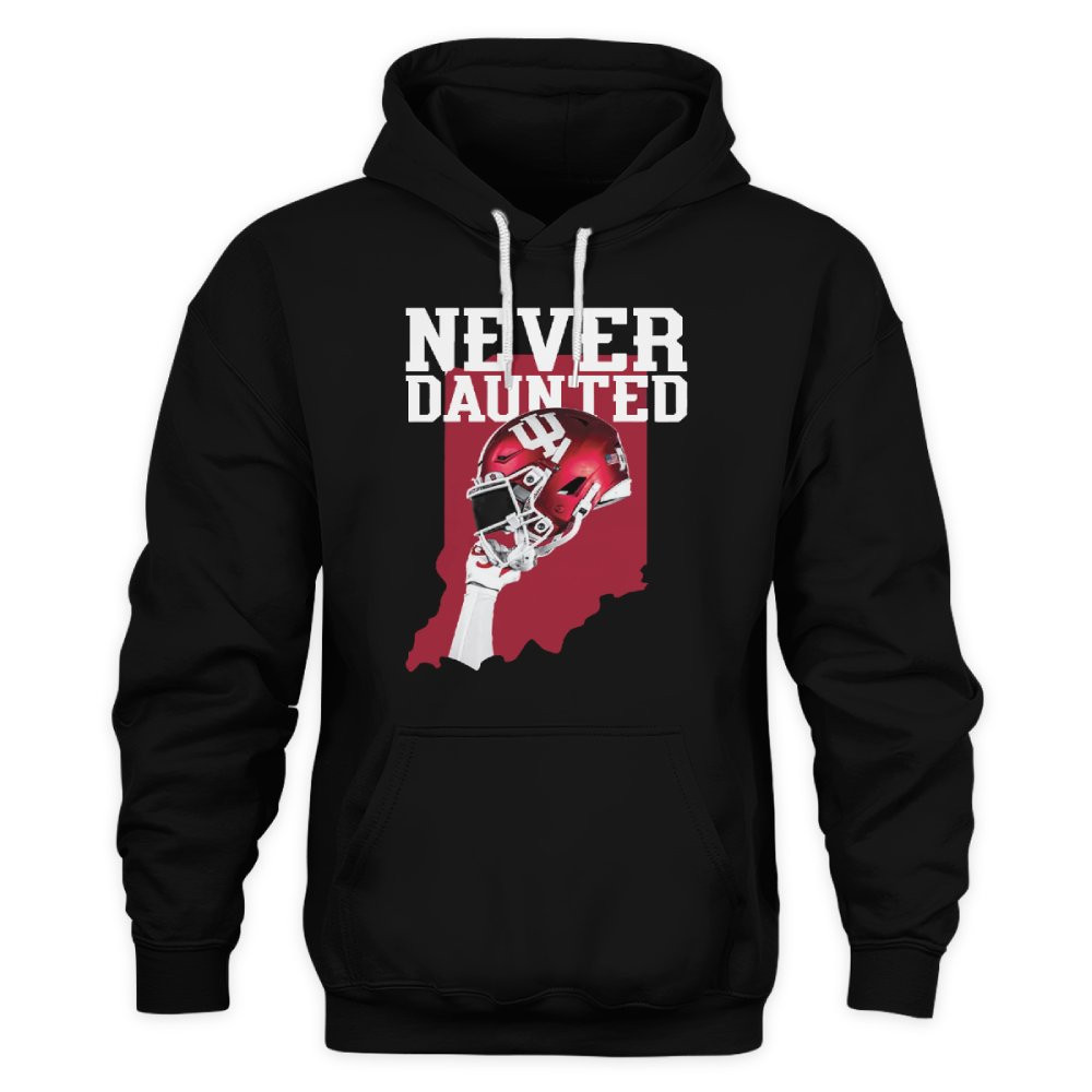 Indiana Hoosiers Never Daunted Football State T-Shirt 5 Indiana Hoosiers Never Daunted Football State T-Shirt - Image 5