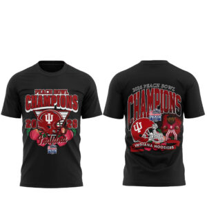 Indiana Hoosiers Peach Bowl Champion 2026 For Fan Shirt