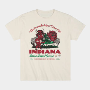 Indiana Hoosiers "The Grandaddy of Them All" 2026 Rose Bowl Game T-Shirt