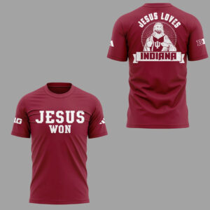 Indiana Hoosiers x Jesus Won National Champions Shirt