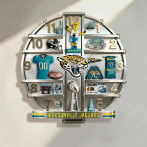 Jacksonville Jaguars Home Decorative 3D Wall Clock