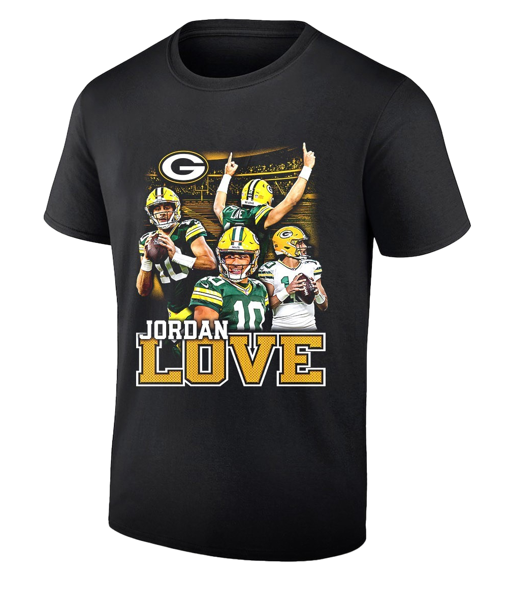 Jordan Love Green Bay Packers Football League Notorious Shirt 1 Jordan Love Green Bay Packers Football League Notorious Shirt