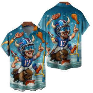 Josh Allen Buffalo Football Hawaiian Shirt