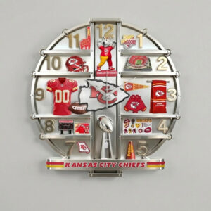 Kansas City Chiefs Home Decorative 3D Wall Clock