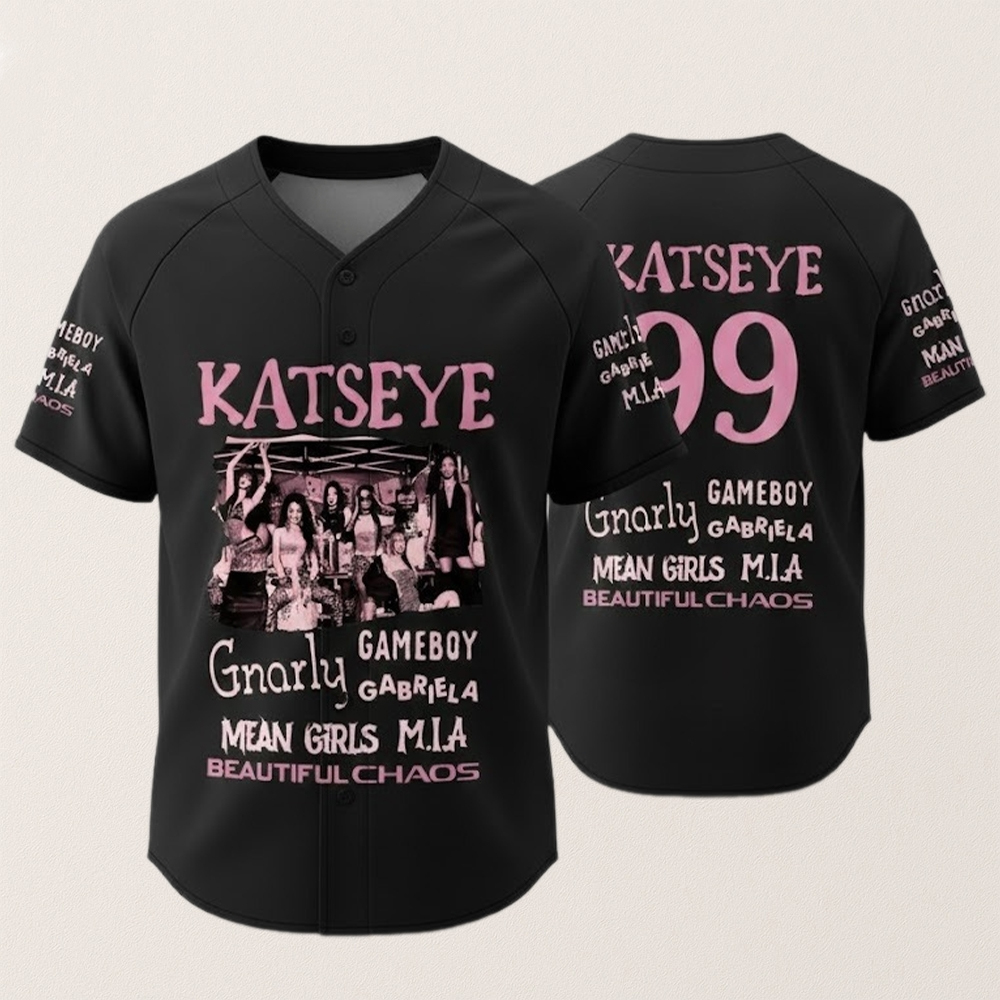 Kpop Band Katseye Inspired Baseball Jersey 1 Kpop Band Katseye Inspired Baseball Jersey