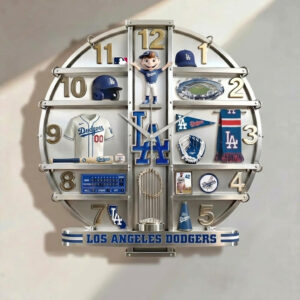 Los Angeles Dodgers Home Decorative 3D Wall Clock