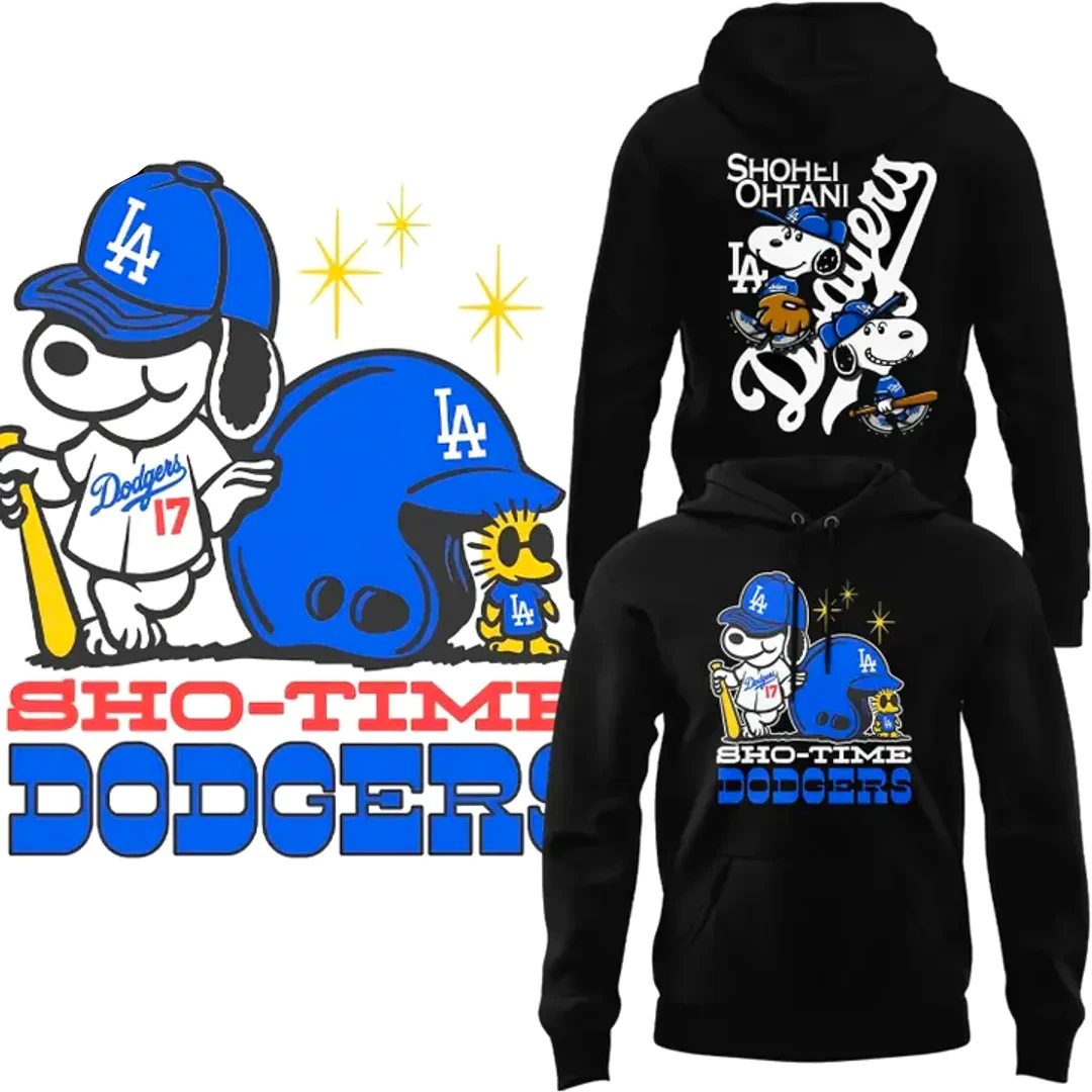 Los Angeles Dodgers x Snoopy SHO-TIME Shirt 2 Los Angeles Dodgers x Snoopy SHO-TIME Shirt - Image 2