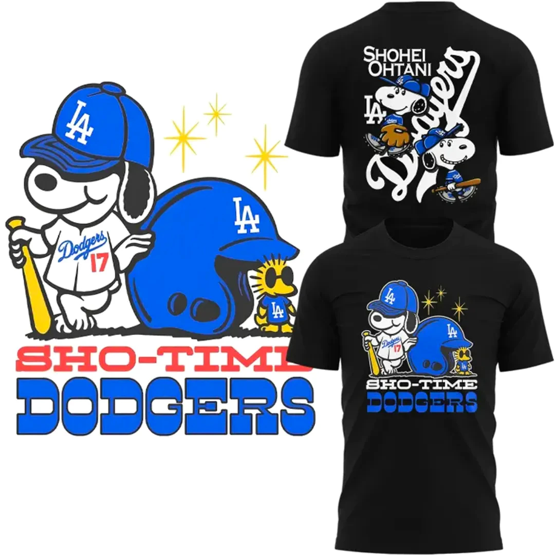 Los Angeles Dodgers x Snoopy SHO-TIME Shirt 1 Los Angeles Dodgers x Snoopy SHO-TIME Shirt