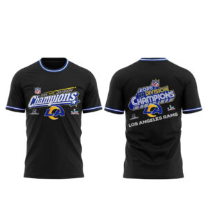 Los Angeles Rams 2026 NFC Division Champions Black Shirt