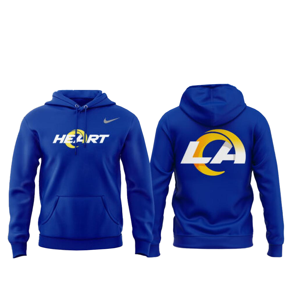 Los Angeles Rams Heart Logo 2026 Shirt 2 Los Angeles Rams Heart Logo 2026 Shirt - Image 2