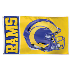 Los Angeles Rams Helmet Flag