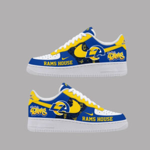 Los Angeles Rams House Playoffs Air Force 1 Shoes Sneakers