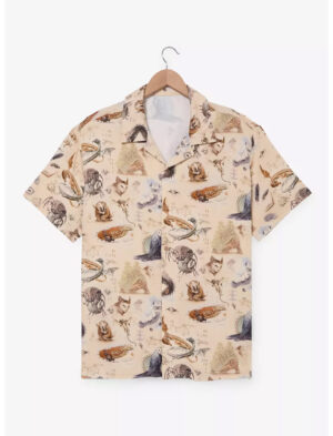 Magic The Gathering x Avatar The Last Airbender Creatures Woven Hawaiian Shirt