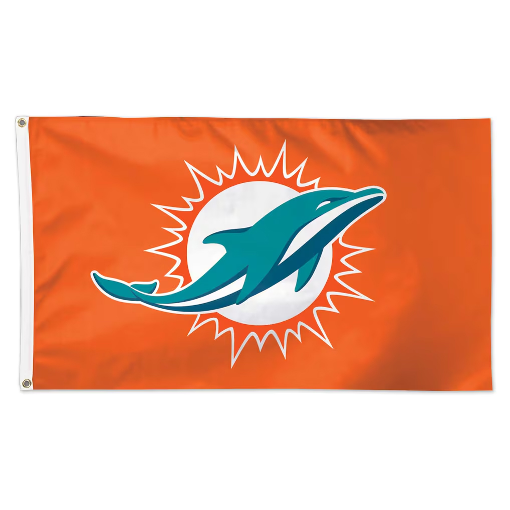 Miami Dolphins Logo Flag 1 Miami Dolphins Logo Flag