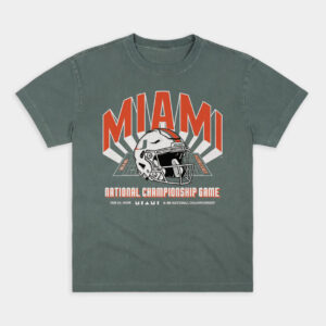 Miami Hurricanes 2026 CFP National Championship Game T-Shirt