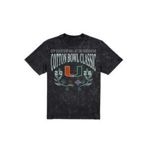 Miami Hurricanes 2026 Cotton Bowl Classic Wash T-Shirt