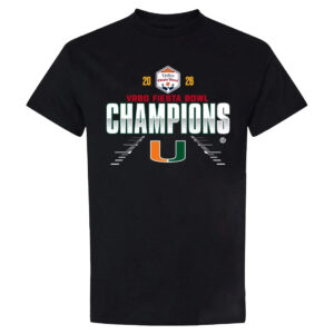 Miami Hurricanes 2026 Vrbo Fiesta Bowl Champions Shirt