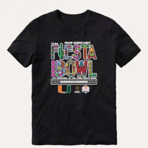 Miami Hurricanes CFP Semifinal At The Vrbo Fiesta Bowl T-Shirt