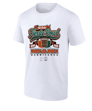 Miami Hurricanes Football Vrbo Fiesta Bowl 2026 T-Shirt