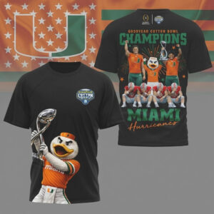 Miami Hurricanes Goodyear Cotton Bowl Champions Shirt