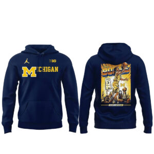 Michigan Wolverines Trey Burke Night 2026 Navy Hoodie