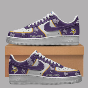 Minnesota Vikings x Hello Kitty Air Force 1 Shoes Sneakers