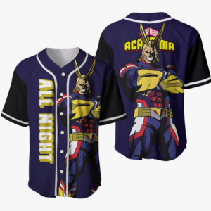 My Hero Academia All Might Baseball Jersey