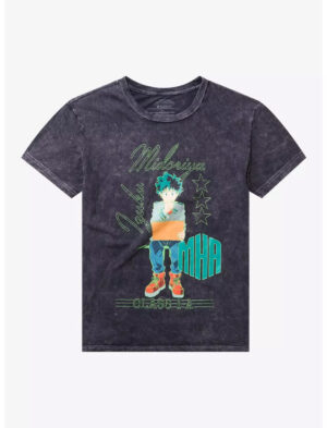 My Hero Academia Deku Studying Wash T-Shirt