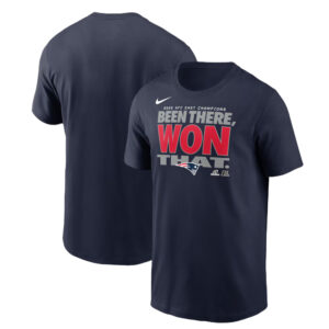 New England Patriots 2025 AFC East Division Champions Locker Room T-Shirt
