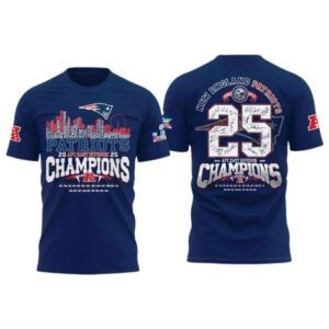 New England Patriots 2025 AFC East Division Champions Signature Shirt