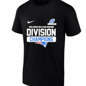 New England Patriots 2026 AFC Wild Card Weekend Division Champions T-Shirt
